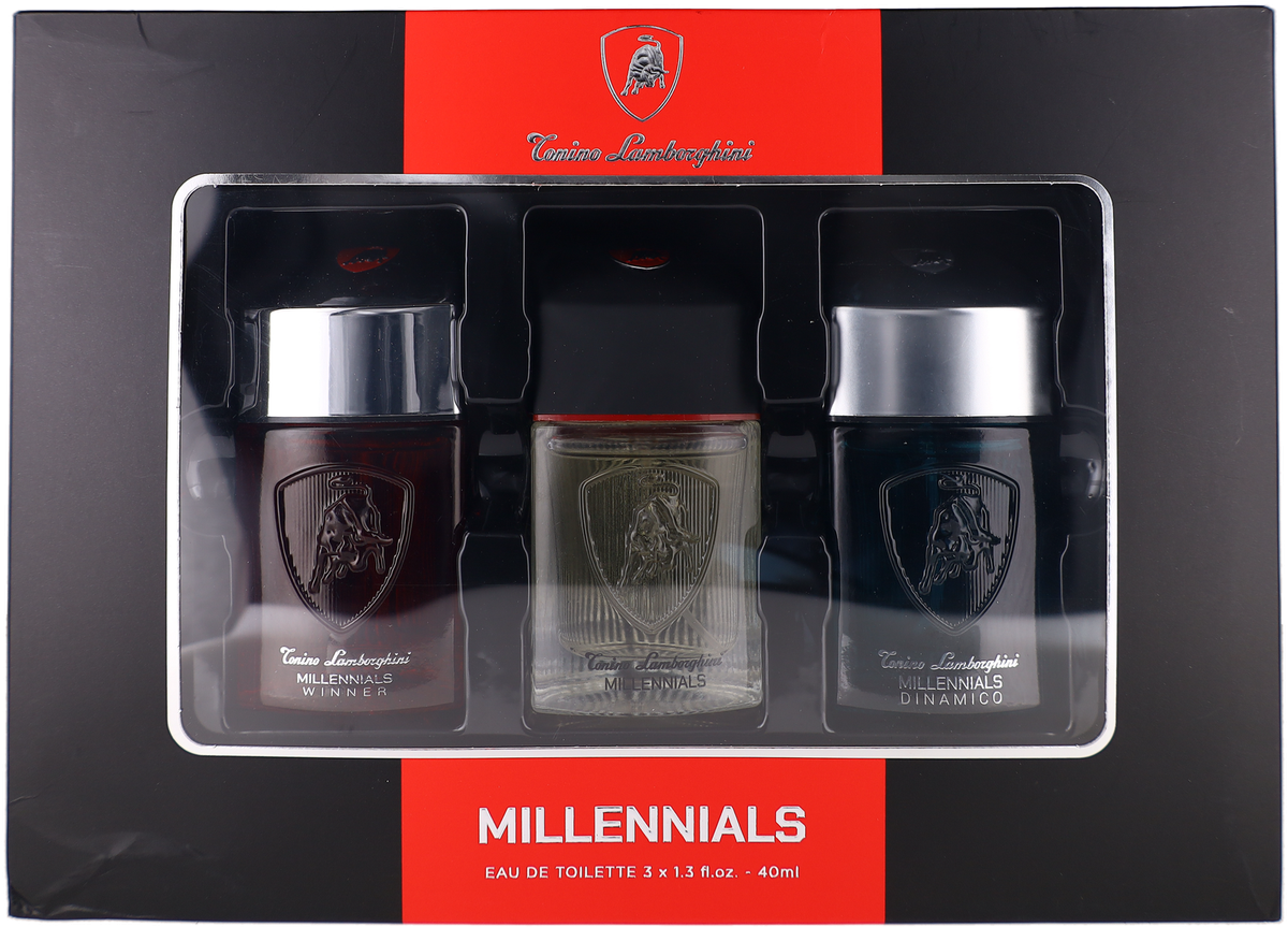 Tonino Lamborghini Parfümset Set Tonino Lamborghini: Millennials, Eau De Toilette, For Men, 40 ml + Millennials Winner, Eau D