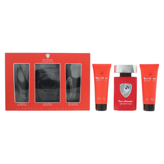 Tonino Lamborghini Parfümset Set Tonino Lamborghini: Sportivo, Eau De Toilette, For Men, 125 ml + Sportivo, Hydration, Shower