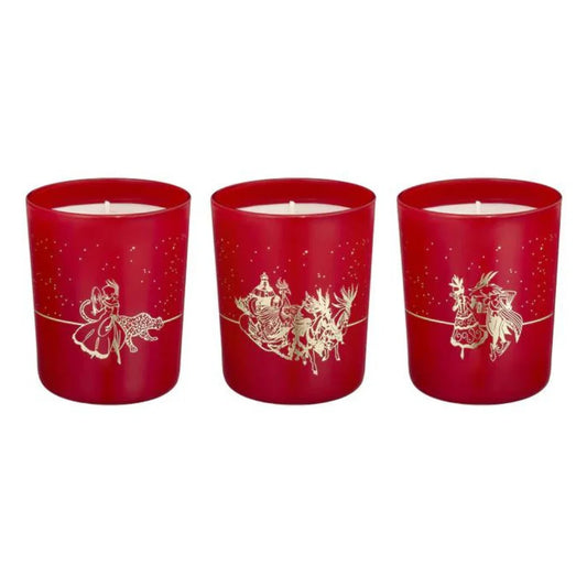 Parfums de Marly Set Trio, Parfums de Marly, Festive Spiced Delight, Woody & Spicy, Duftkerze, 3 stk, 75 g Regular