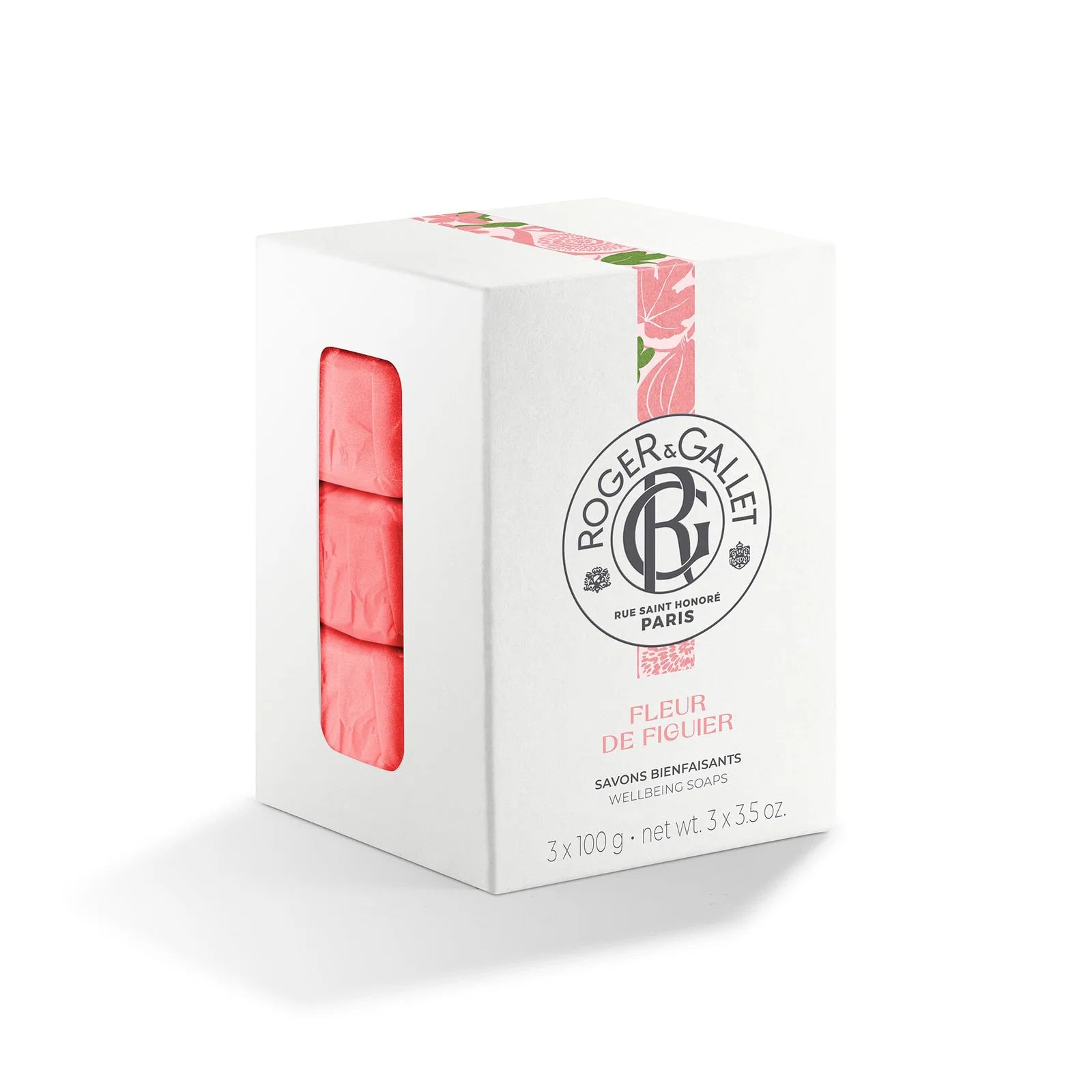 Roger & Gallet Set Trio, Roger & Gallet, Fleur De Figuier, Seifenstück, 3x, 100 g Regular