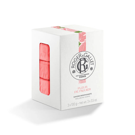 Roger & Gallet Set Trio, Roger & Gallet, Fleur De Figuier, Seifenstück, 3x, 100 g Regular