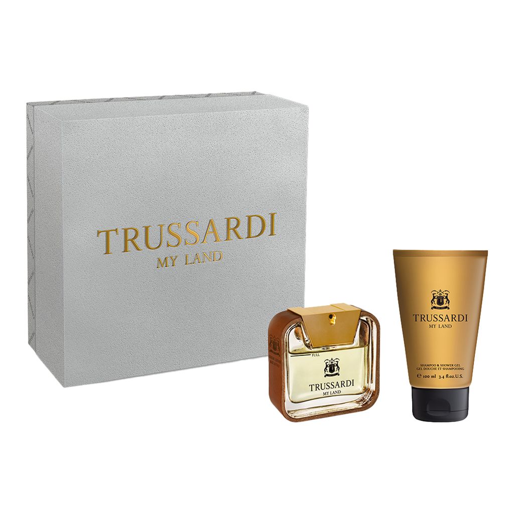 Trussardi Parfümset Set Trussardi: My Land, Eau De Toilette, For Men, 50 ml + My Land, Cleansing & Refreshing, Shower Gel, Fo