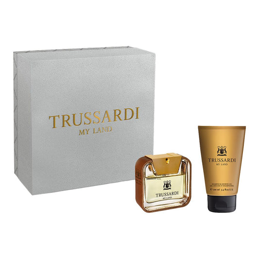 Trussardi Parfümset Set Trussardi: My Land, Eau De Toilette, For Men, 50 ml + My Land, Cleansing & Refreshing, Shower Gel, Fo