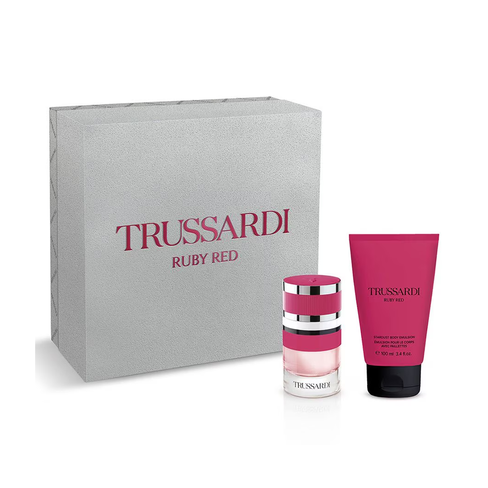 Trussardi Parfümset Set Trussardi: Ruby Red, Eau De Parfum, For Women, 60 ml + Ruby Red, Hydrating, Daily, Body Lotion, 100 m
