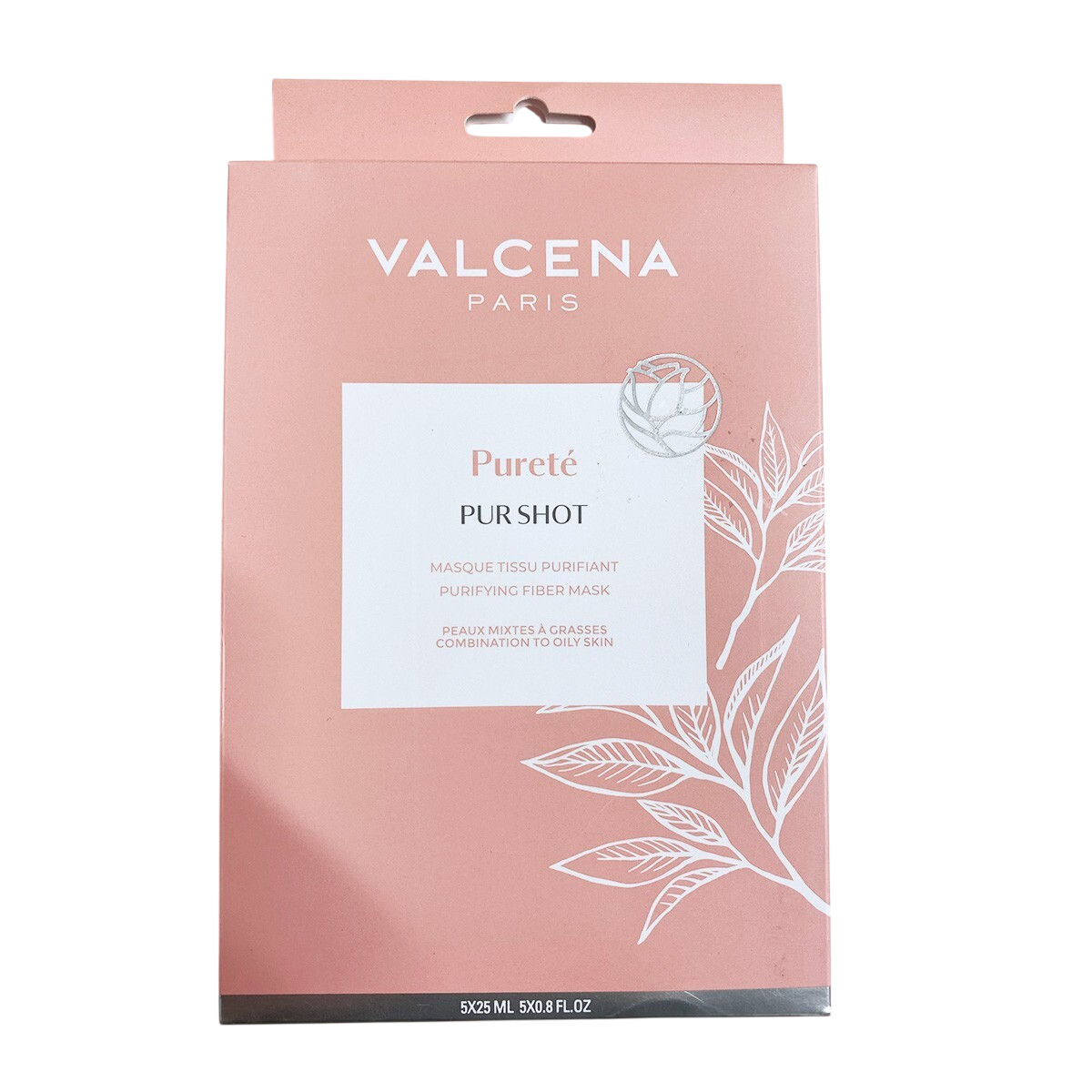 Valcena Setzen, Valcena, Pur Shot, Reinigung, Gesichtsmaske, Für das Gesicht, 5 stk, 25 ml Regular