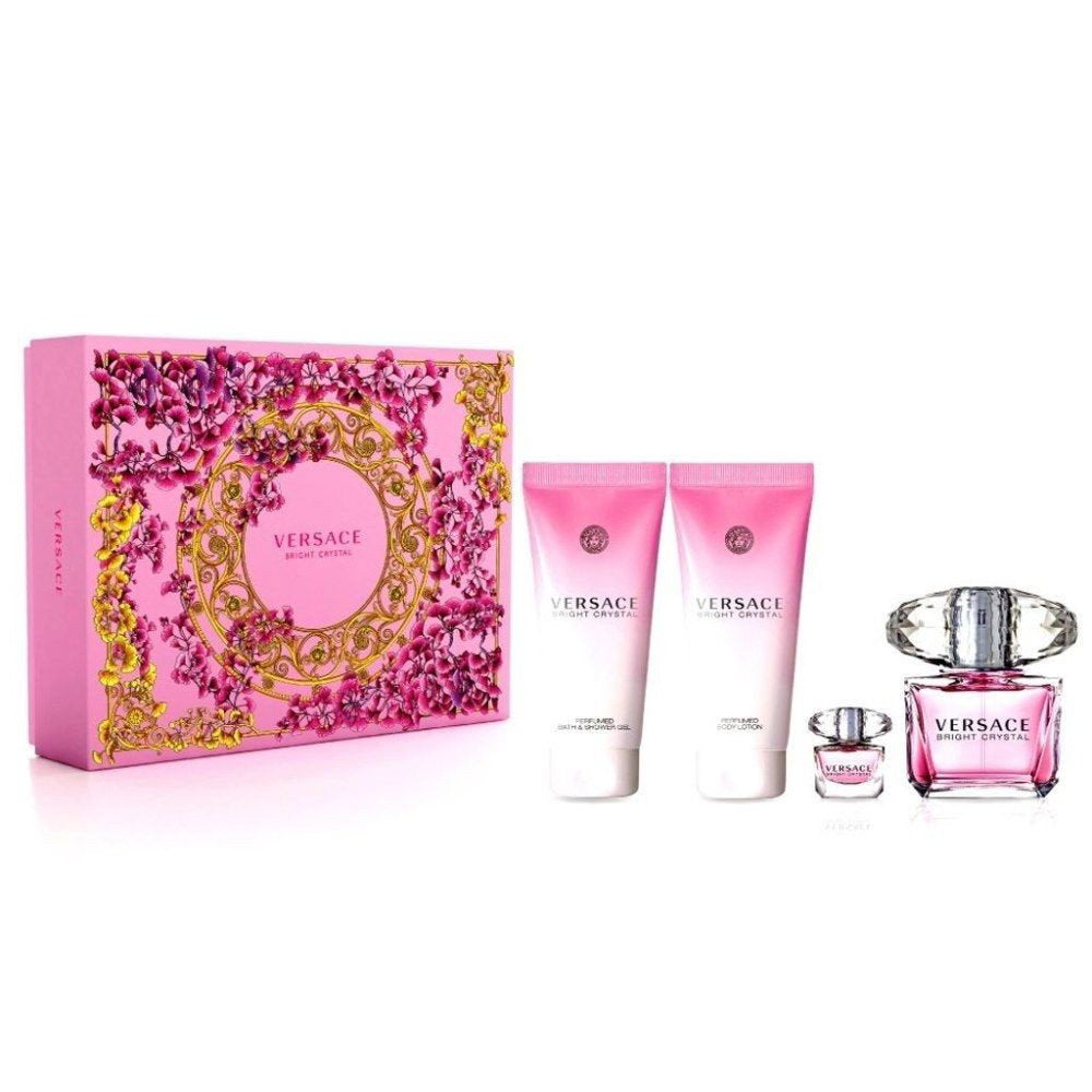 Versace Parfümset Set Versace: Bright Crystal, Eau De Toilette, For Women, 90 ml + Bright Crystal, Hydrating, Body Lotion, 10