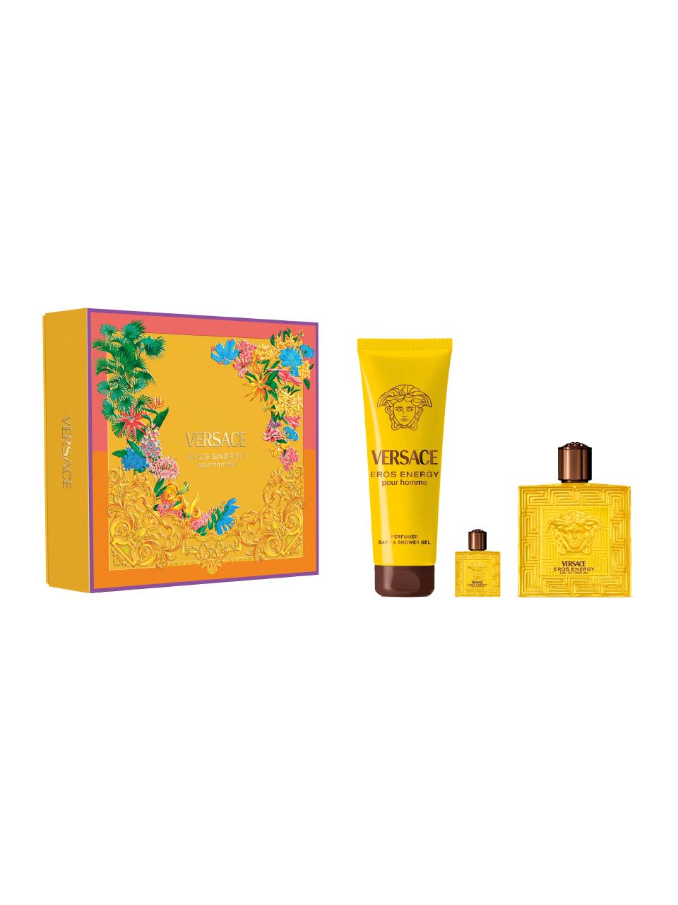 Versace Parfümset Set Versace: Eros Energy, Eau De Parfum, For Men, 100 ml + Eros Energy, Eau De Parfum, For Men, 5 ml + Eros