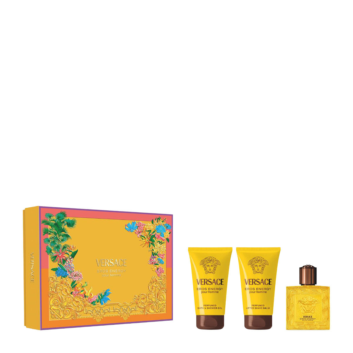 Versace Parfümset Set Versace: Eros Energy, Eau De Parfum, For Men, 50 ml + Eros Energy, Shower Gel, 50 ml + Eros Energy, Soo