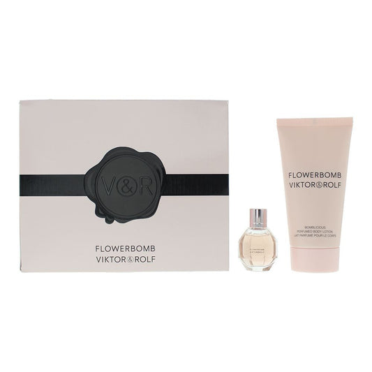 Viktor & Rolf Parfümset Set Viktor & Rolf: Flowerbomb, Eau De Parfum, For Women, 7 ml + Flowerbomb, Smooth, Body Lotion, Body