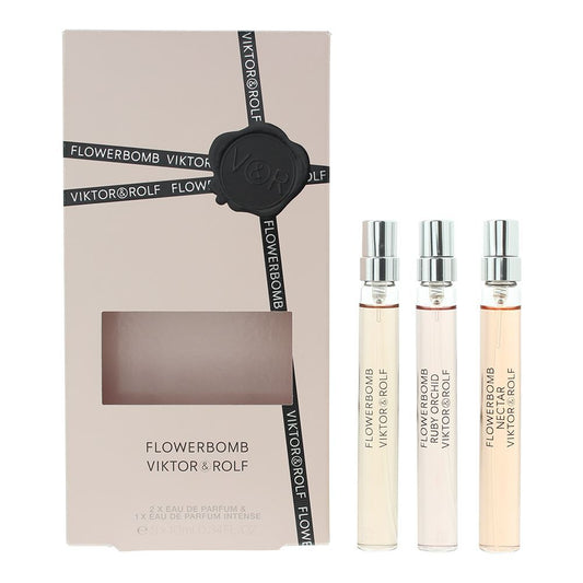 Viktor & Rolf Parfümset Set Viktor & Rolf: Flowerbomb Ruby Orchid, Eau De Parfum, For Women, 10 ml + Flowerbomb Nectar, Eau D
