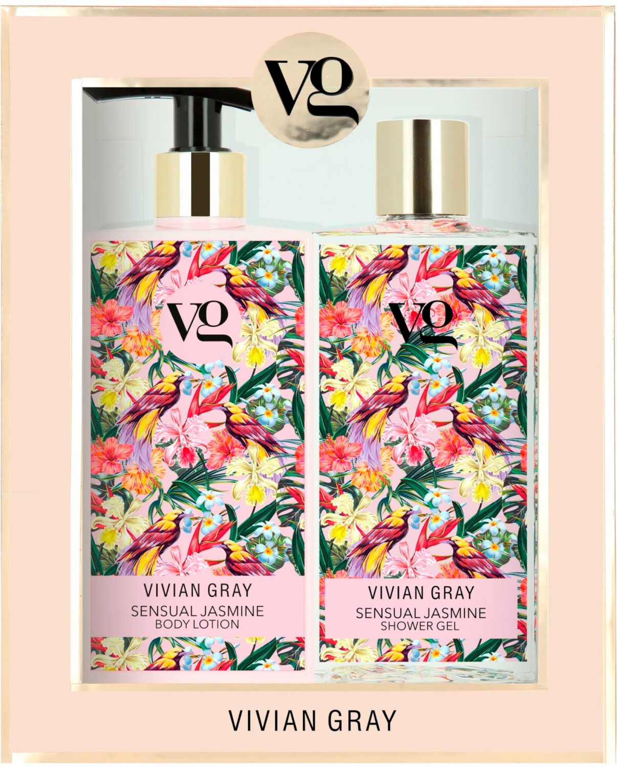 Vivian Gray Vivian Gray Set Sensual Jasmine Duschgel 350 ml und Body Lotion 350 ml für alle Hauttypen Bodylotion