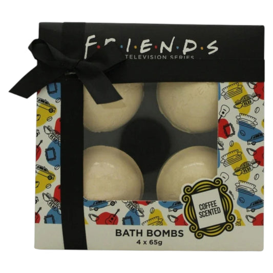 Warner Bros Setzen, Warner Bros, Friends, Entspannend, Kaffee, Badebombe, Kaffee, x4 stk, 65 g Regular