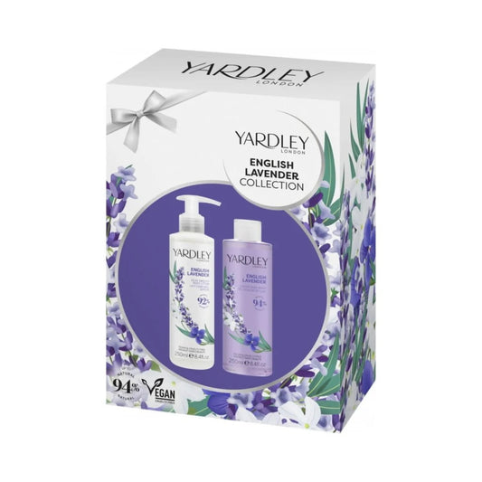 Yardley Körperpflegeset Set Yardley: English Lavender, Hydrating, Body Wash, 250 ml + English Lavender, Hydrating, Body Lotio