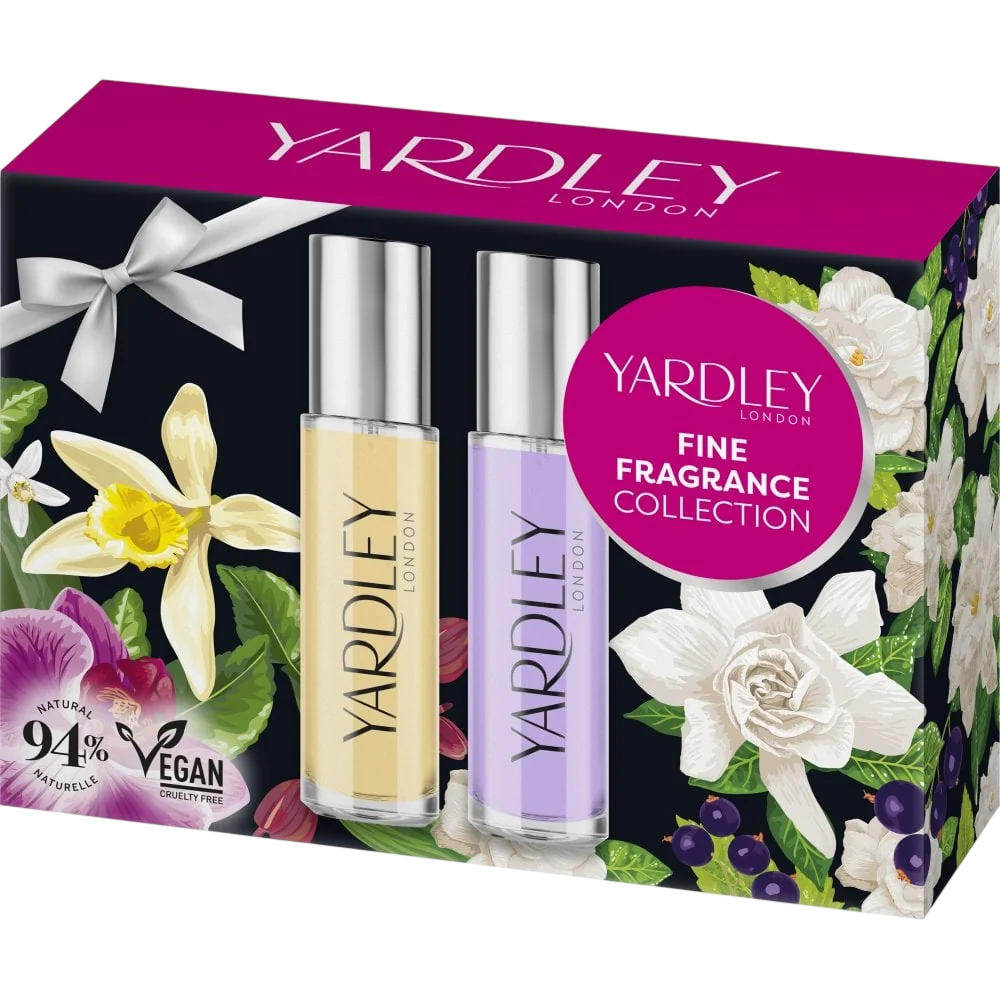 Yardley Set Yardley: Gardenia & Cassis Eau De Toilette für Damen + Orchid & Vanilla 10 ml