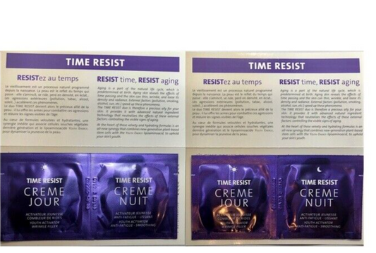 YonKa Hautpflegeset Set YonKa: Time Resist, Day, Cream, For Face, 1 ml *Sample + Time Resist, Night, Cream, For Face, 1 ml *S