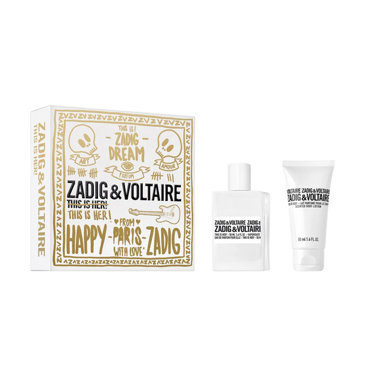 Zadig & Voltaire Parfümset Set Zadig & Voltaire: This Is Her, Eau De Parfum, For Women, 50 ml + This Is Her, Hydrating, Body 