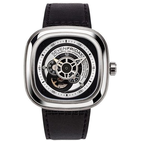 SEVENFRIDAY WATCHES Mod. SF-P1B/01 SF-P1B_01 Multifunction Armbanduhr 47 mm ansicht-3