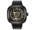 SEVENFRIDAY WATCHES Mod. SF-P2B/02 SF-P2B_02 Power Reserve Armbanduhr 47 mm Schwarz ansicht-2