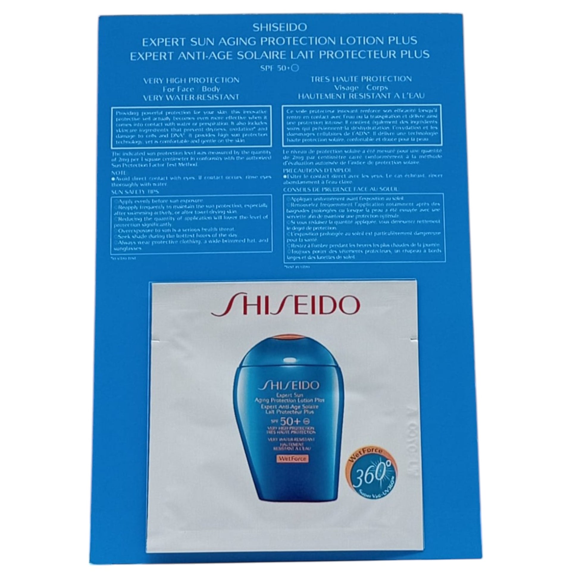 Shiseido Shiseido, Expert Sun, Sonnenschutz, Sonnencreme, SPF 50+, 2 ml *Muster Sample