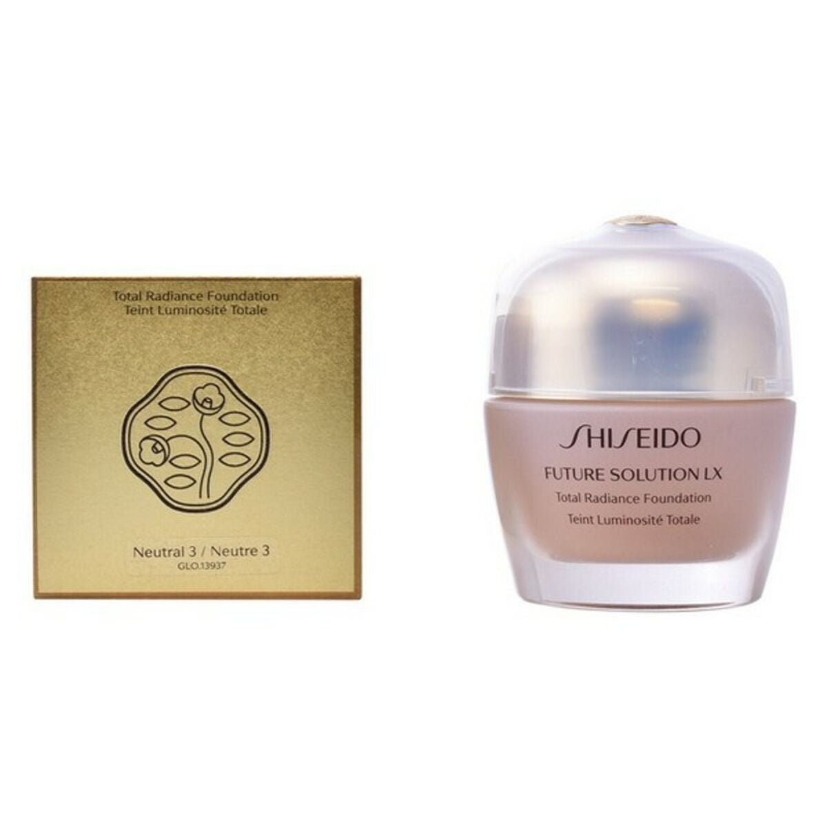 Shiseido Shiseido, Future Solution Lx Total Radiance, Cremige Foundation, N3, 30 ml Regular