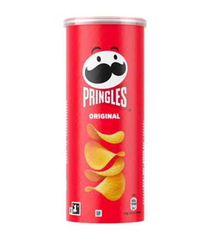 Pringles Original 125g Gesalzene Stapelchips. Für Vegetarier und Veganer geeignet.
