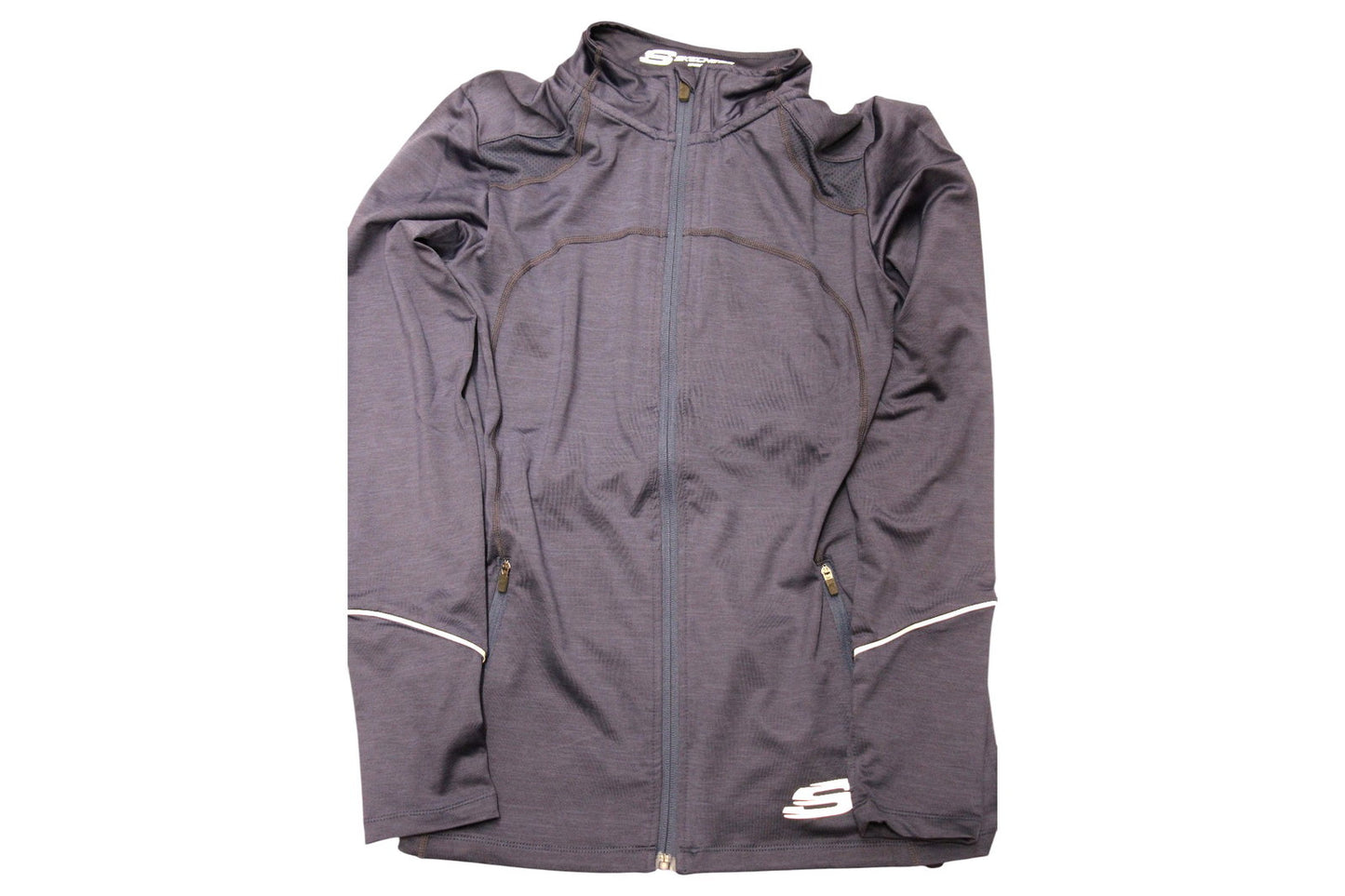 Skechers Skechers, Leia Mari, Synthetische Sportjacke für Frauen, Marine, Größe 12 Regular