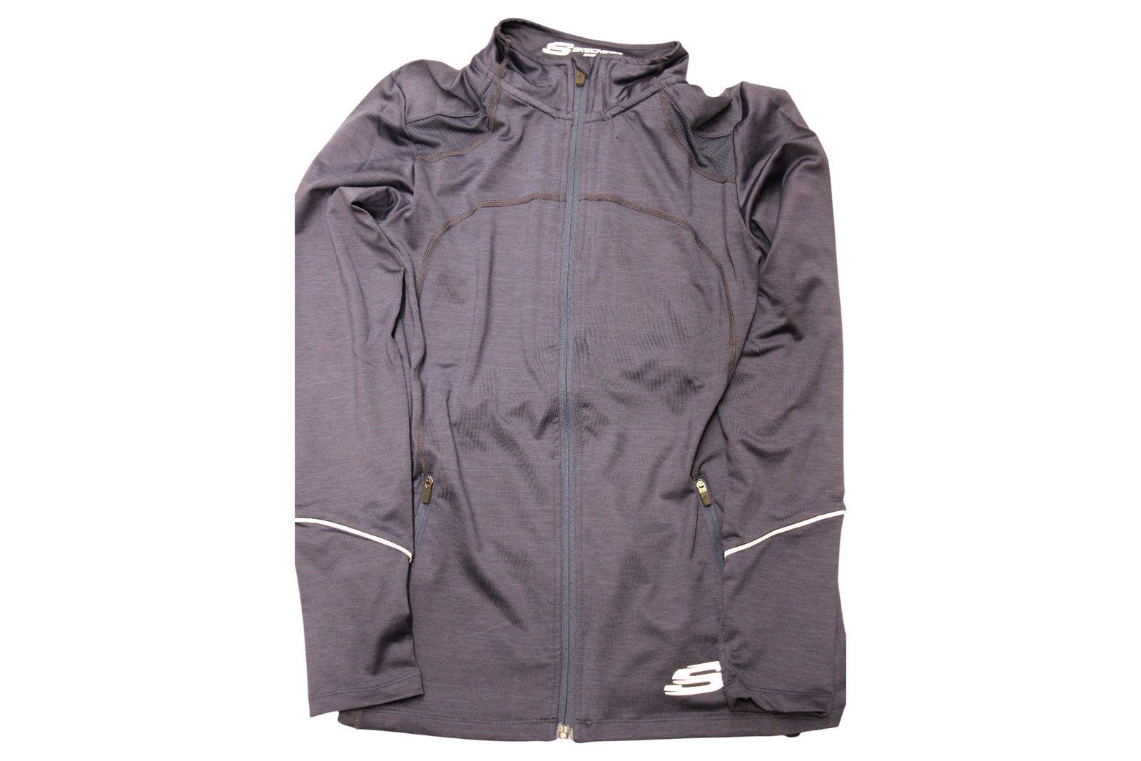 Skechers Skechers, Leia Mari, Synthetische Sportjacke für Frauen, Marine, Größe 12 Regular