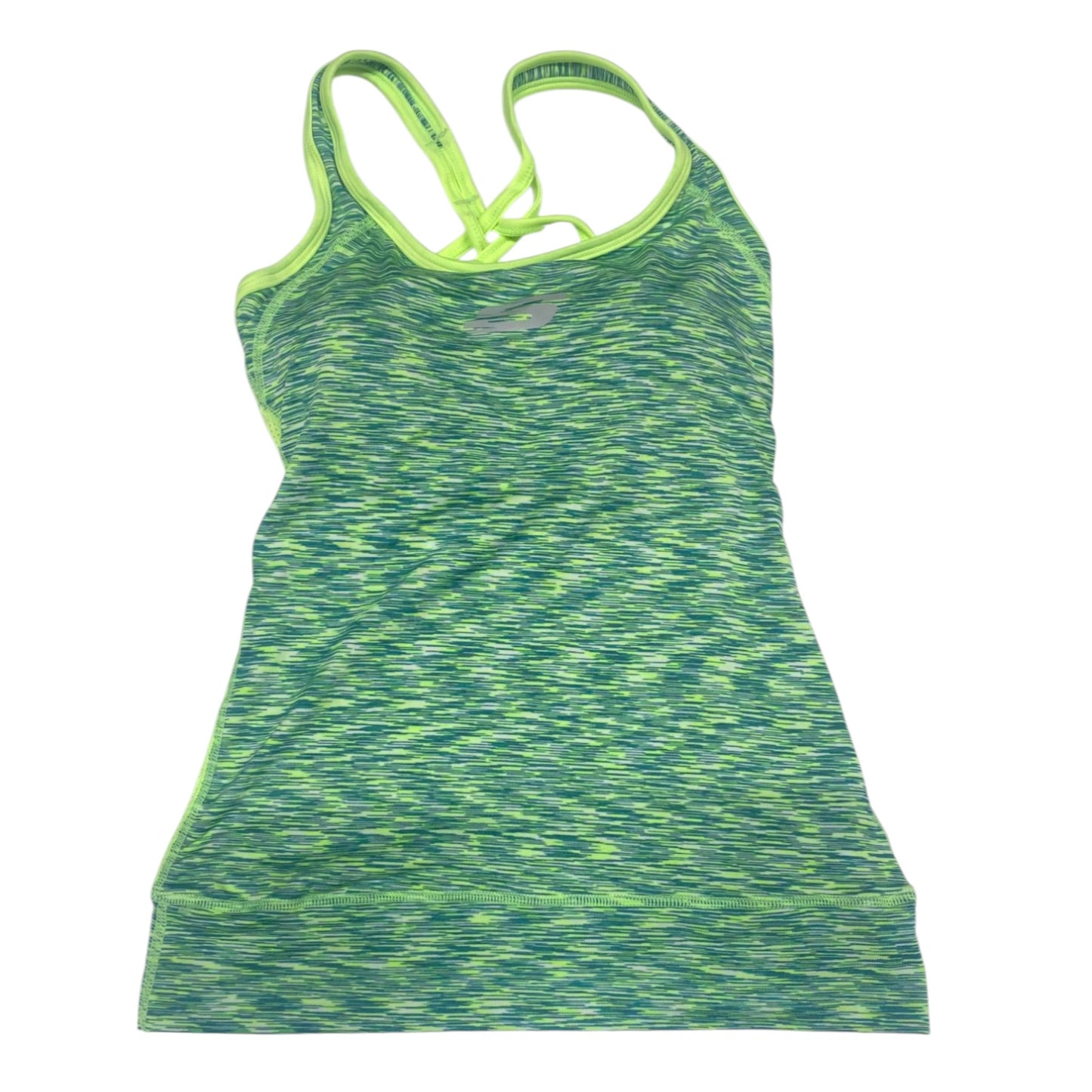 Skechers Skechers Zyra Perform Sportliches synthetisches Kurzarm Trägertop für Frauen Größe 8 Kleidung / Sportbekleidung
