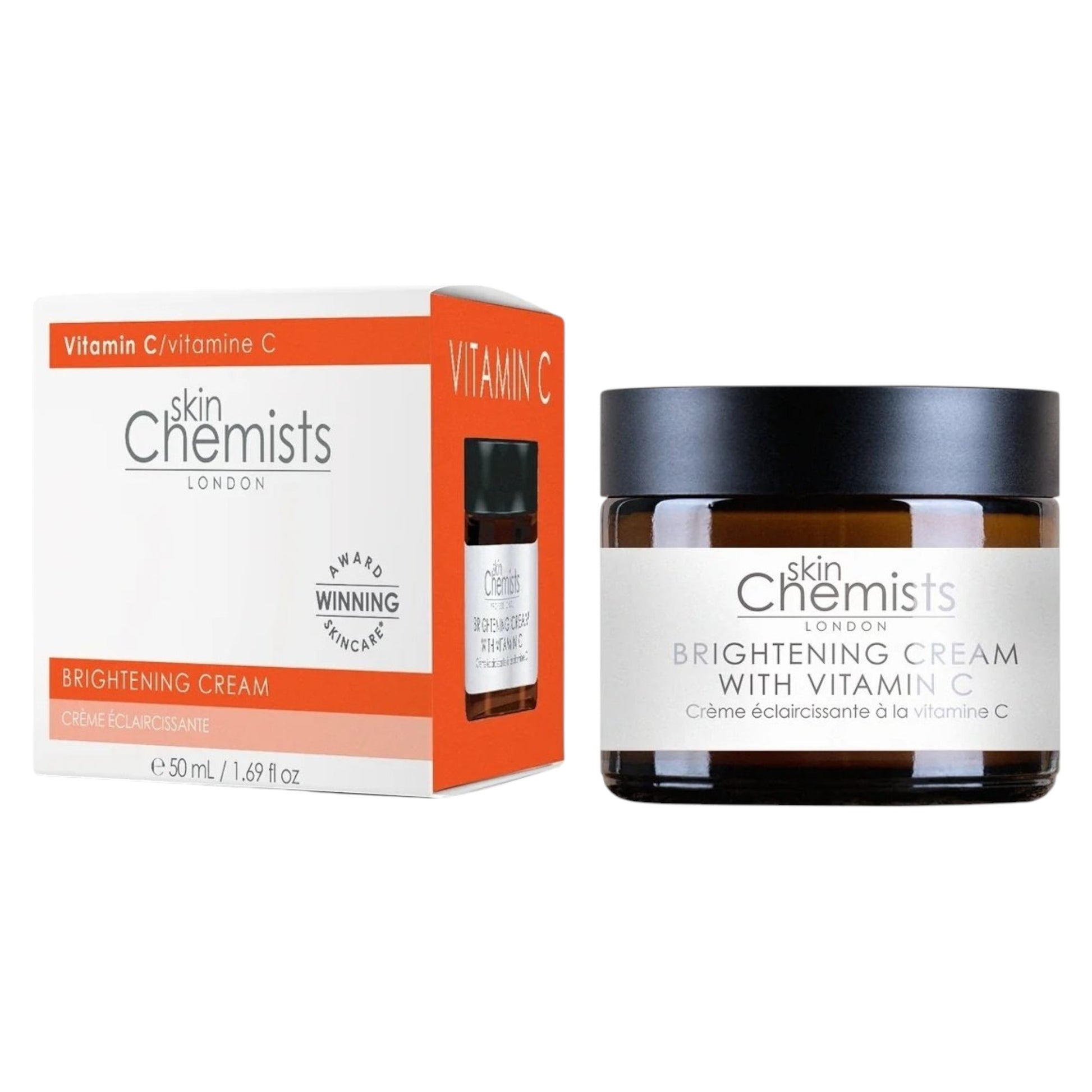 Skin Chemists Skin Chemists, Brightening Cream, Vitamin C, Aufhellung, Sahne, Für das Gesicht, 50 ml Regular