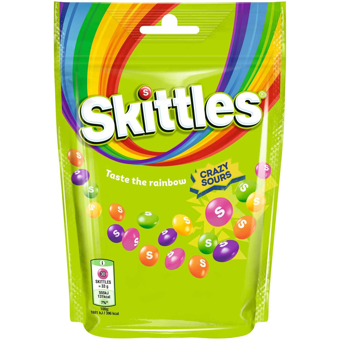 Skittles Crazy Sours 136g - Candyshop.ch
