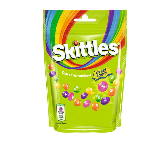 Skittles Crazy Sours Fruchtige Saure Bonbons 136 g Packung