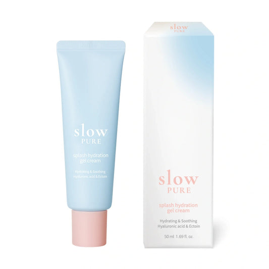 Slowpure Slowpure, Splash Hydration, Feuchtigkeitsspendend & Beruhigend, Tag & Nacht, Gel-Creme, Für das Gesicht, 50 ml Regul