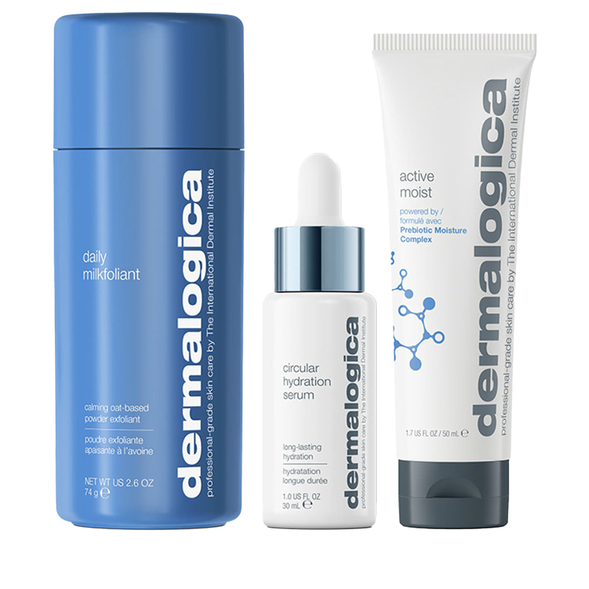 Dermalogica Hautpflegeset Smooth + Hydrate Set Dermalogica: Daily Milkfoliant, Exfoliating, Exfoliating Powder, 74 g + Active
