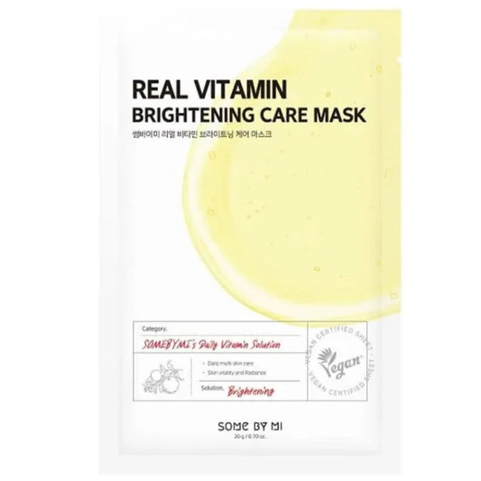 Some By Mi Gesichtsmaske Some By Mi, Real Vitamin, Brightening, Sheet Mask, For Face, 20 g Regular