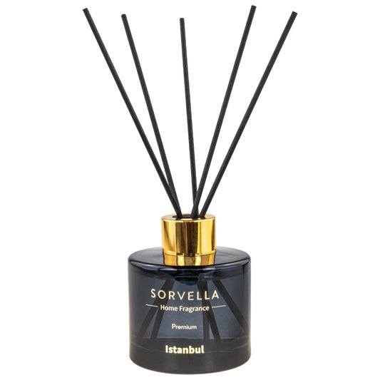 Sorvella Aroma-Rattanstäbchen-Diffusor Sorvella, Istanbul, Fragrance Sticks, Aroma Reed Diffuser, 120 ml Regular