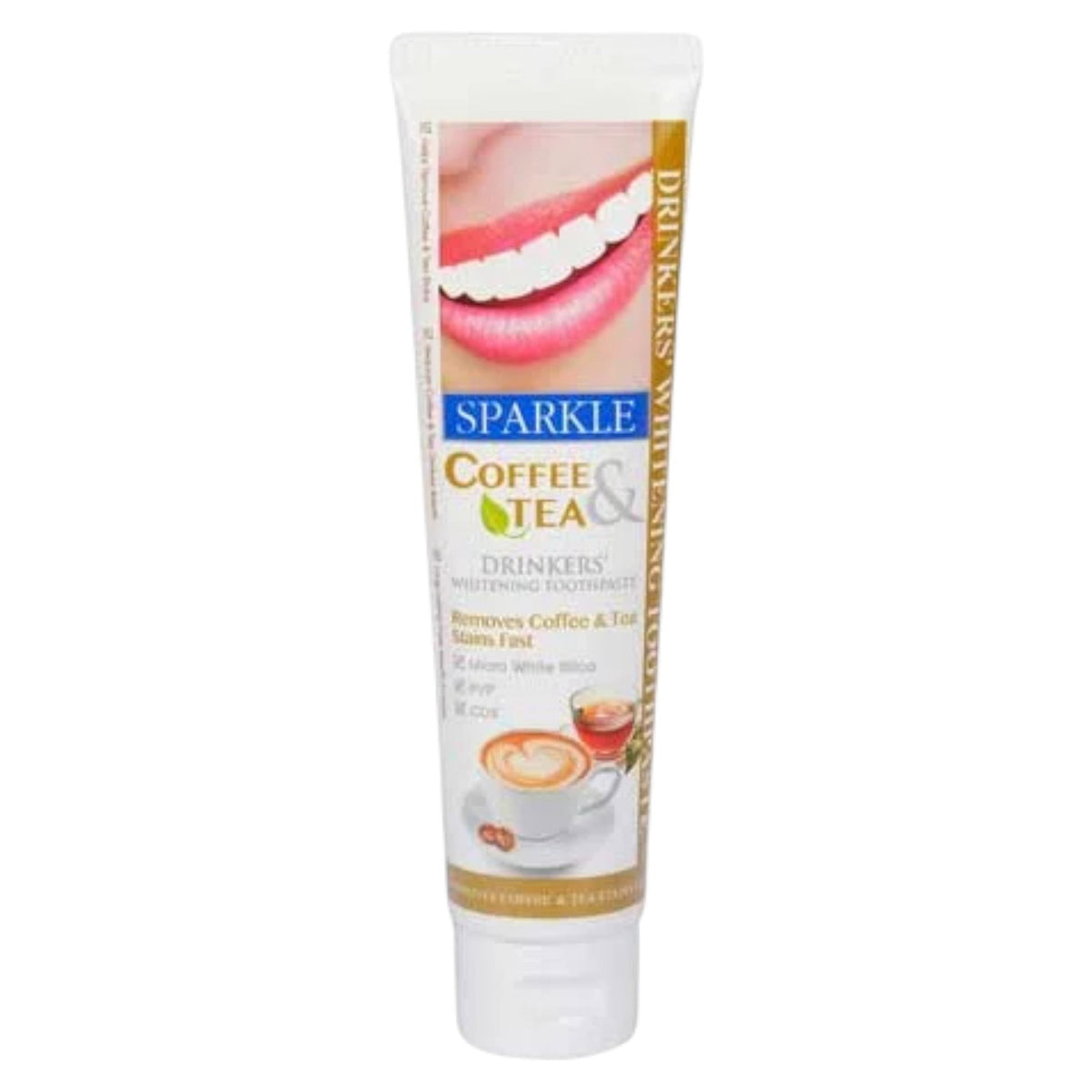 Sparkle Sparkle, Cofee & Tea, Aufhellung, Zahnpasta, 50 g *Tester