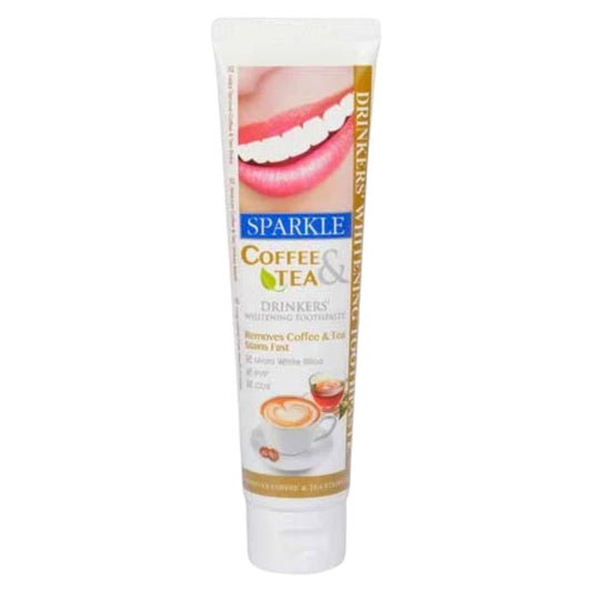 Sparkle Sparkle, Cofee & Tea, Aufhellung, Zahnpasta, 50 g *Tester