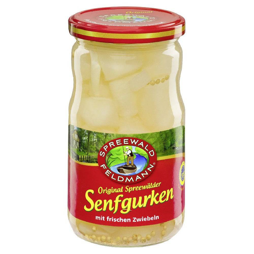 Spreewald Senfgurken mit frischen Zwiebeln 370ml - Candyshop.ch