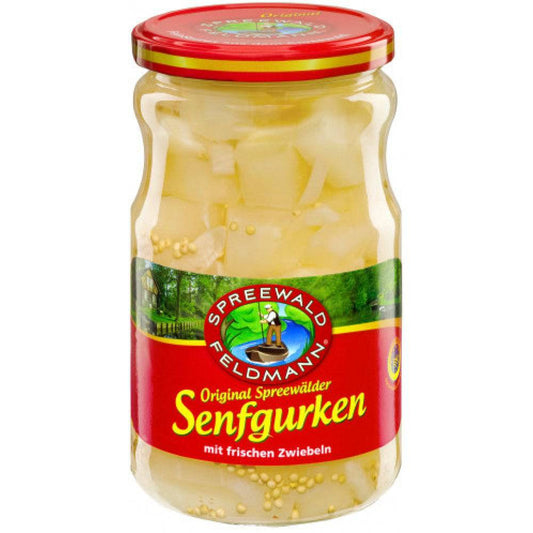 Spreewald Senfgurken mit frischen Zwiebeln 720ml - Candyshop.ch