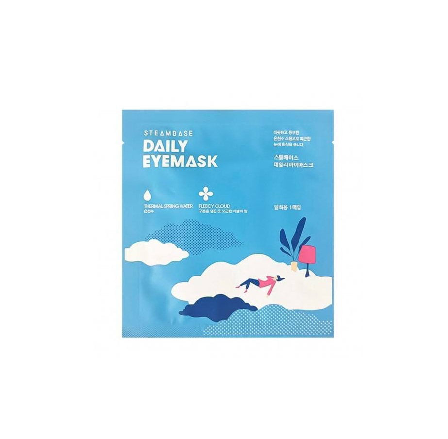 SteamBase SteamBase, Fleecy Cloud, Soothing & Relaxing, Wöchentlich oder nach Bedarf, Augen-Sheet-Maske, 1 stk Regular