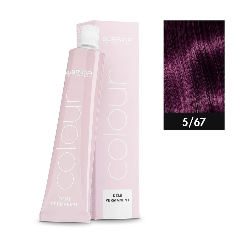 Subrina Professional Subrina Professional, Demi Permanent Colour, Demi-permanente Haarfarbe, 5/67 , 60 ml Regular