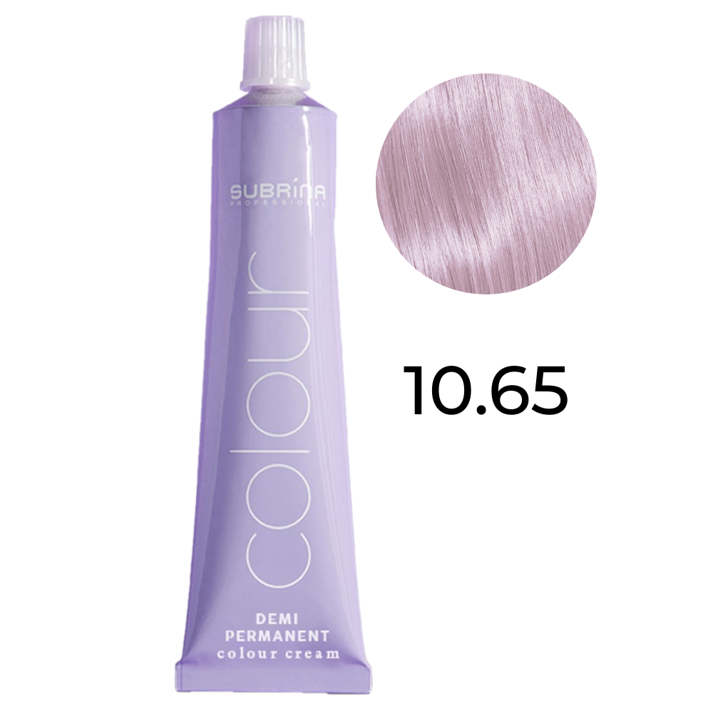 Subrina Professional Subrina Professional, Demi Permanent Colour, Vegan, Demi-permanente Haarfarbe, 10/65 Lightest Blonde Mah