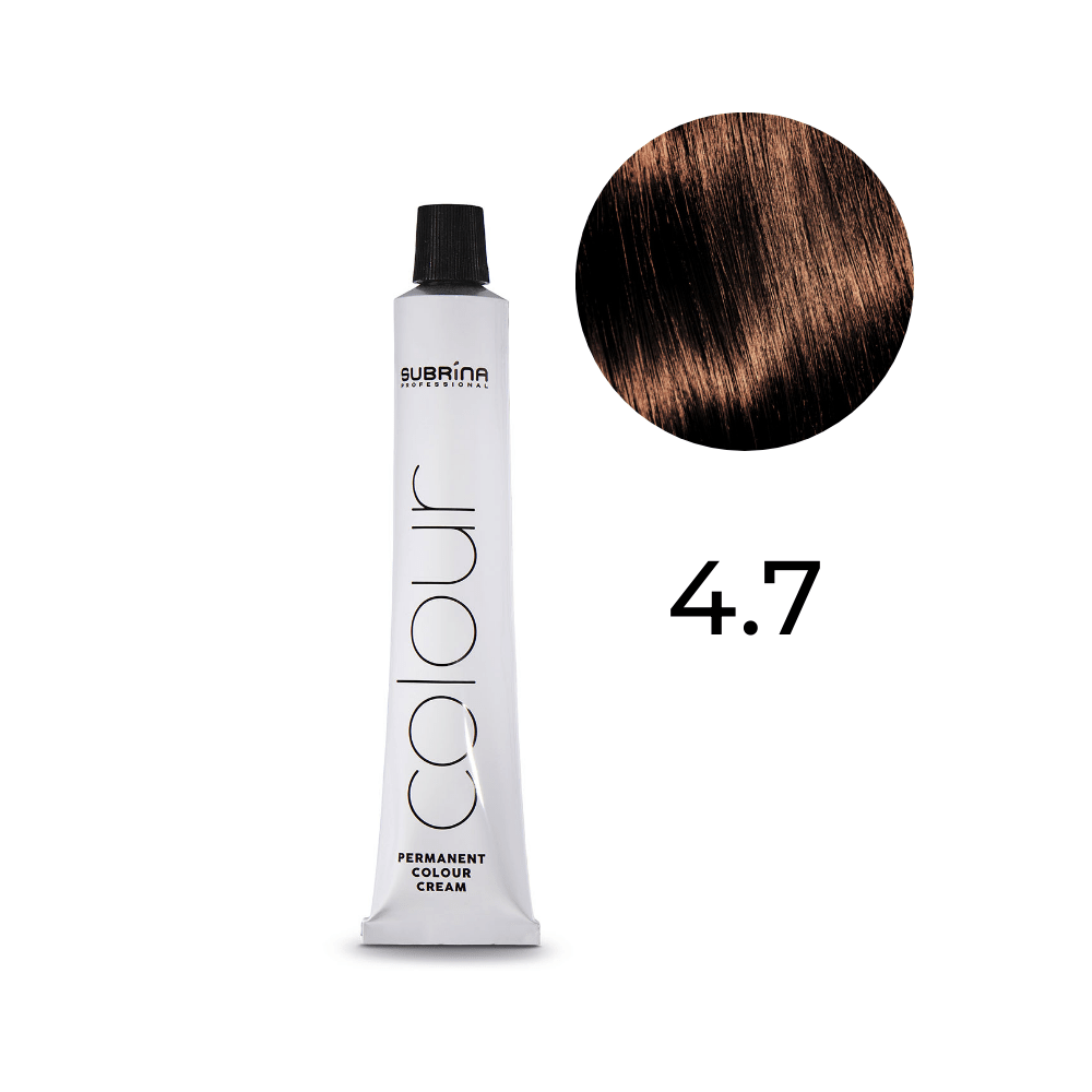 Subrina Professional Subrina Professional, Essential Colour, Permanente Haarfarbe, 4/7 Chestnut Medium Chestnut, 100 ml Regul