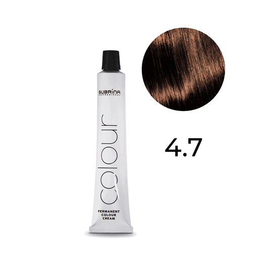 Subrina Professional Subrina Professional, Essential Colour, Permanente Haarfarbe, 4/7 Chestnut Medium Chestnut, 100 ml Regul