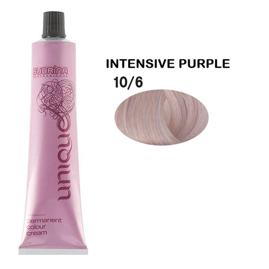 Subrina Professional Subrina Professional, Unique, Permanente Haarfarbe, 10/6 Intense Violet Bright Blonde, 100 ml Regular