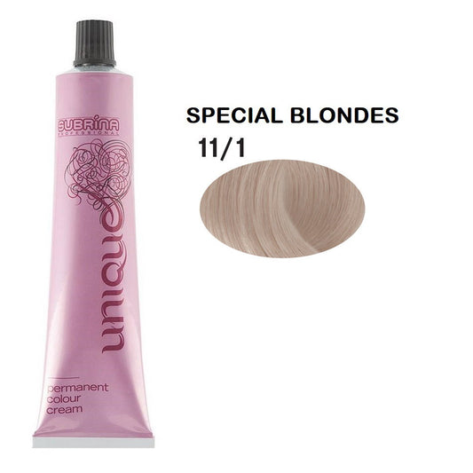 Subrina Professional Subrina Professional, Unique, Permanente Haarfarbe, 11/1 Special Ash Blond, 100 ml Regular