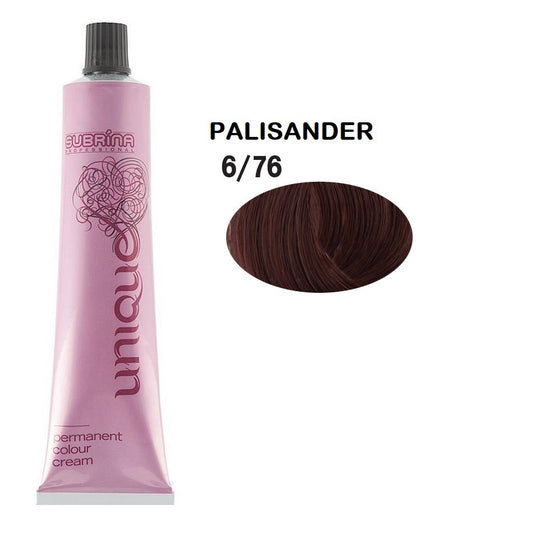 Subrina Professional Subrina Professional, Unique, Permanente Haarfarbe, 6/76 Dark Blonde Violet Chestnut, 100 ml Regular