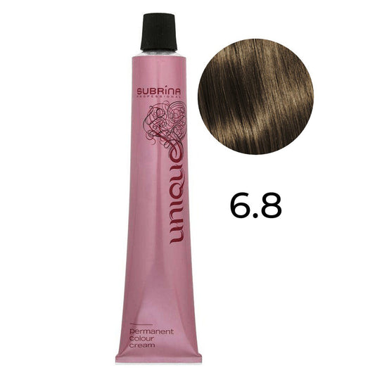 Subrina Professional Subrina Professional, Unique, Permanente Haarfarbe, 6/8 Dark Blonde Matte, 100 ml Regular