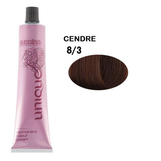 Subrina Professional Subrina Professional, Unique, Permanente Haarfarbe, 8/3 Light Cendre Blonde, 100 ml Regular