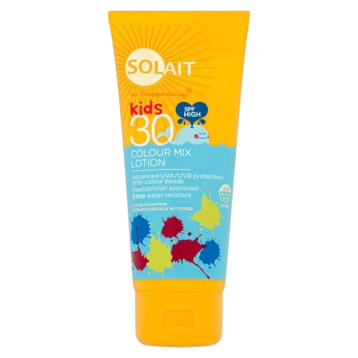 Superdrug Superdrug, Solait, Wasserfest, Sonnencreme, SPF30, 100 ml *Tester